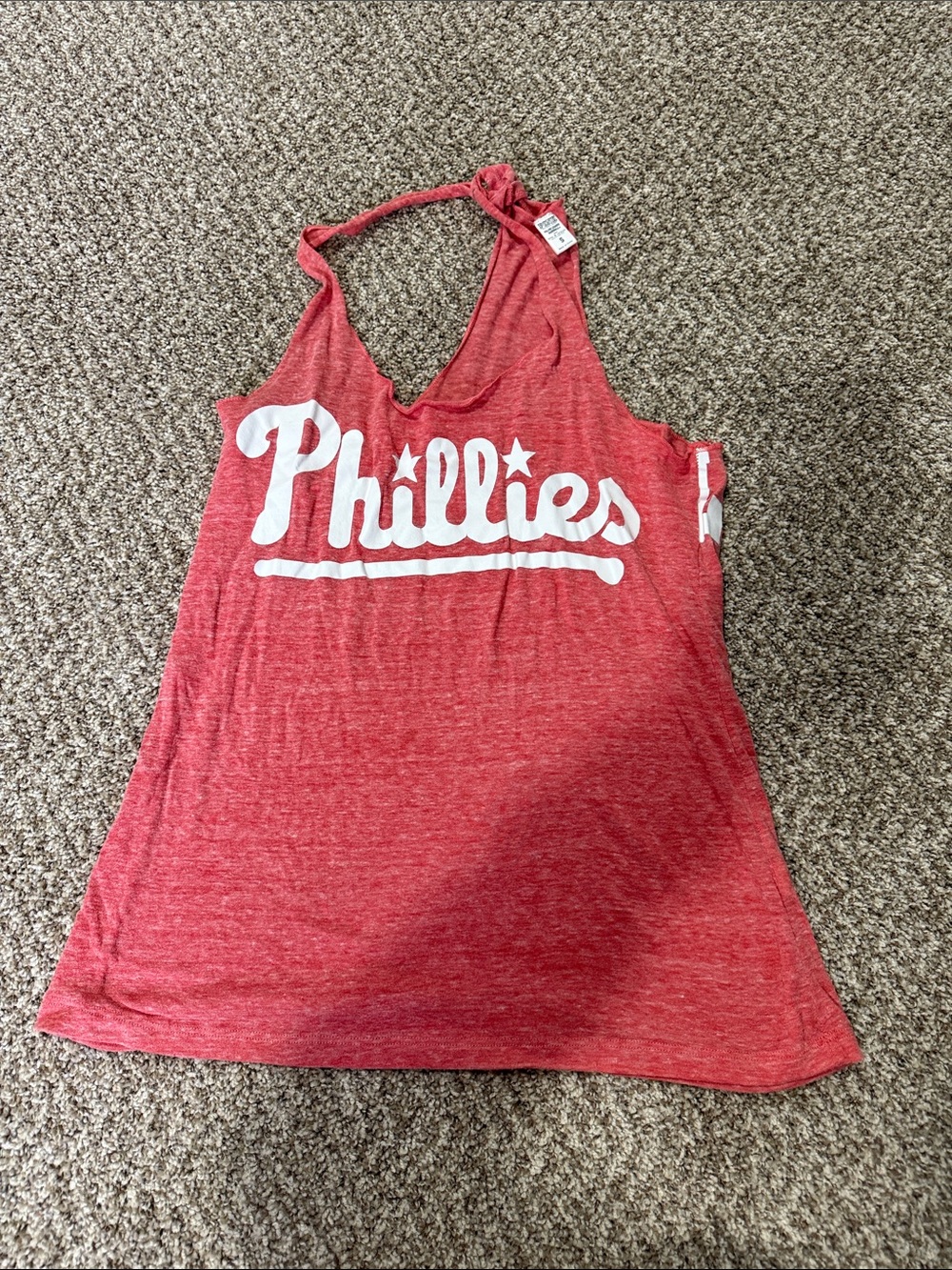 PINK Victoria's Secret Red Phillies Halter Tank
